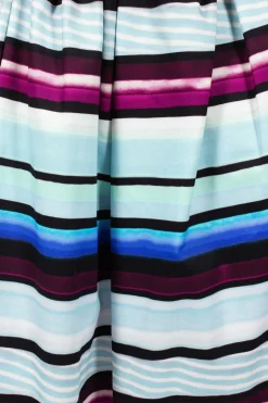 Dries Van Noten Digital Print Skirt Blue| Skirts