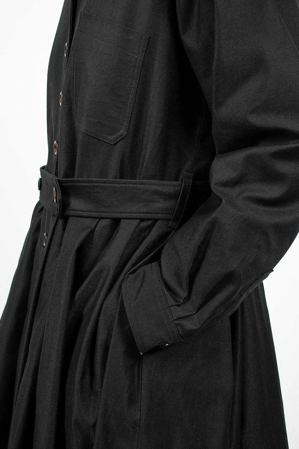 École de Curiosités Dina Coat Black| Dresses