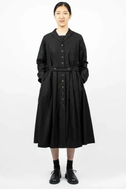 École de Curiosités Dina Coat Black| Dresses