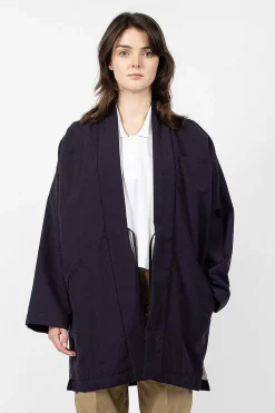 VISVIM Dotera Hanten Style Jacket Navy| Outerwear