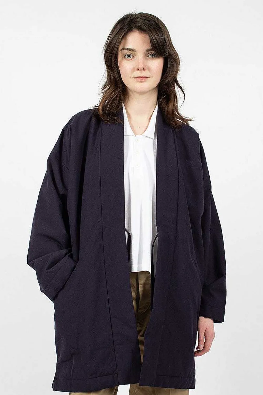 VISVIM Dotera Hanten Style Jacket Navy| Outerwear