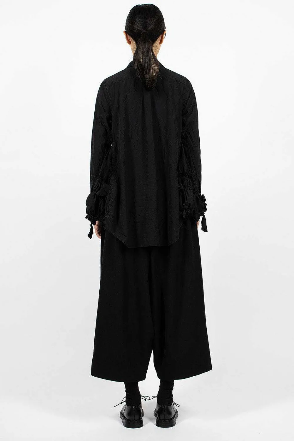 Comme Des Garçons Comme Des Garçons Dropped Rise Pant Black| Trousers