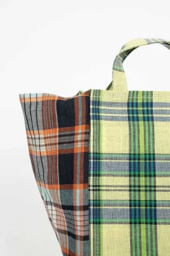 Amiacalva Easy Bag Plaid Green| Bags