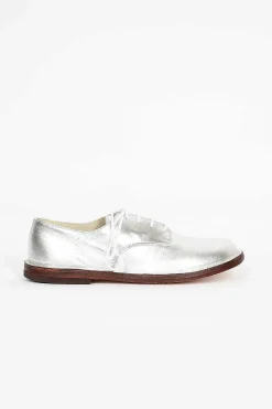 Daniela Gregis Easy Lace Up Shoe Silver| Shoes