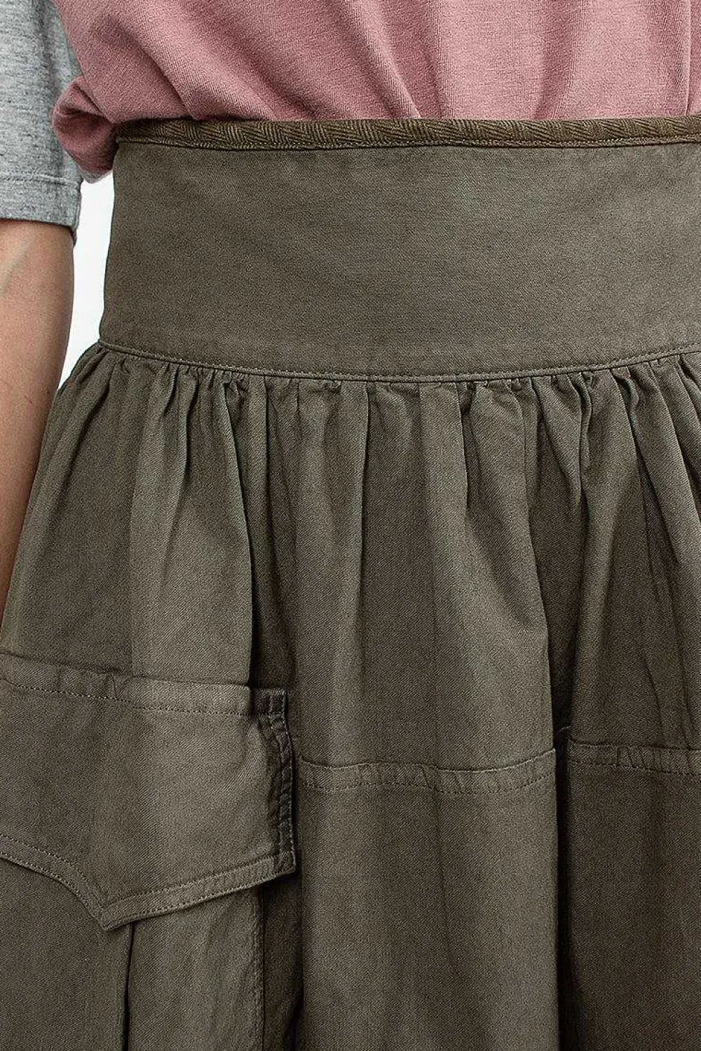VISVIM Elevation Mil Olive Skirt| Skirts