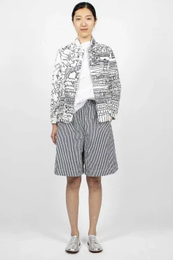 Daniela Gregis Equestrian Village Jacket Black/White| Outerwear