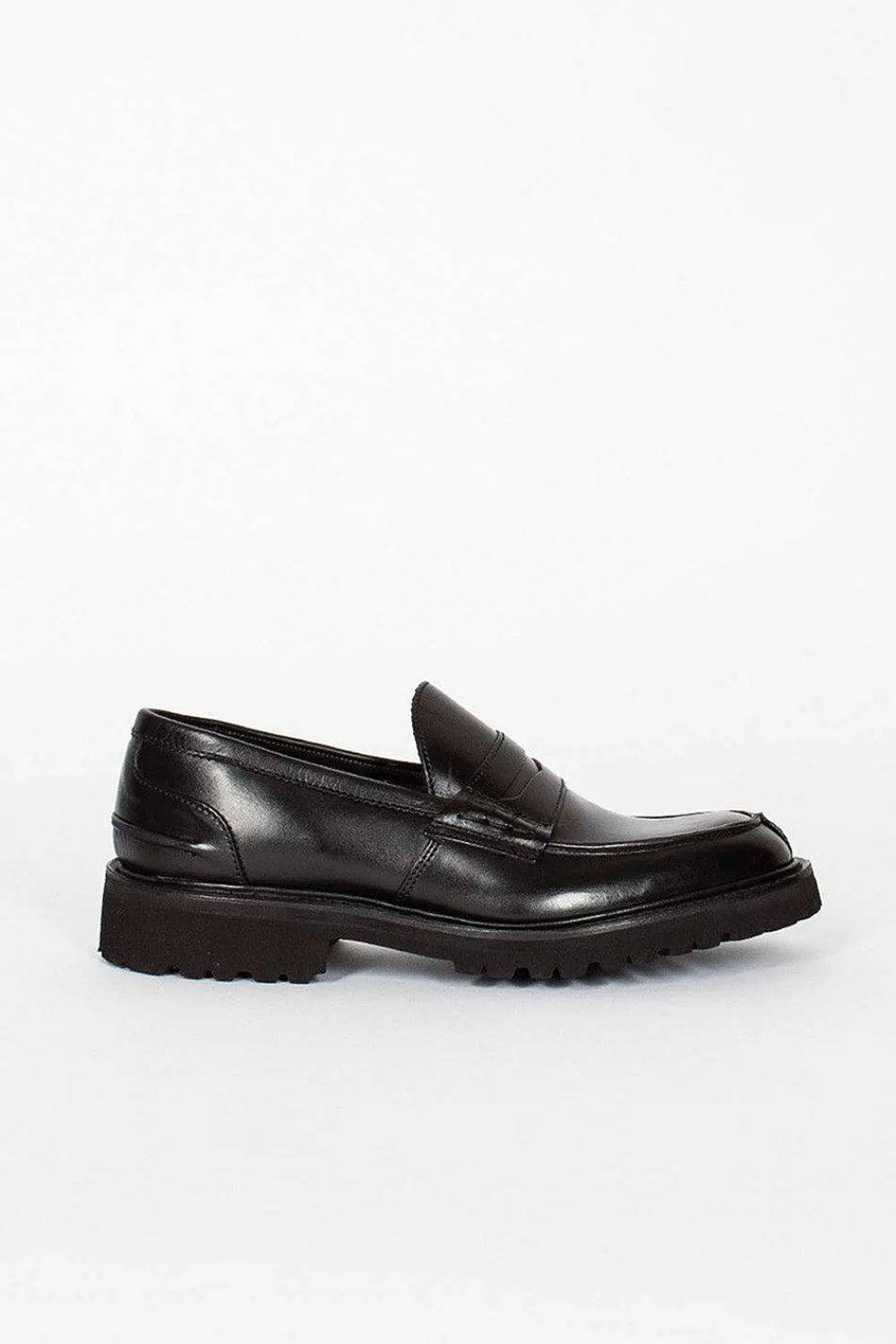 Tricker’s Eva Penny Loafer Black| Shoes
