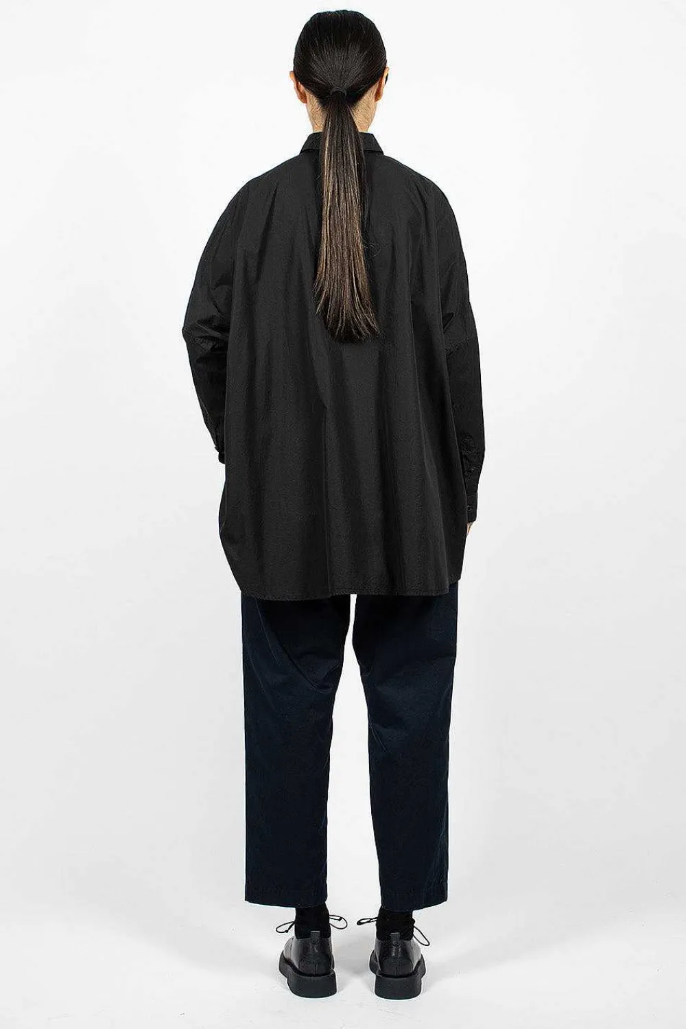 Casey Casey Fabi Italian Pant Navy Twill| Trousers