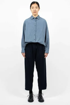 Casey Casey Fabi Militaire Pant Dark Navy| Trousers