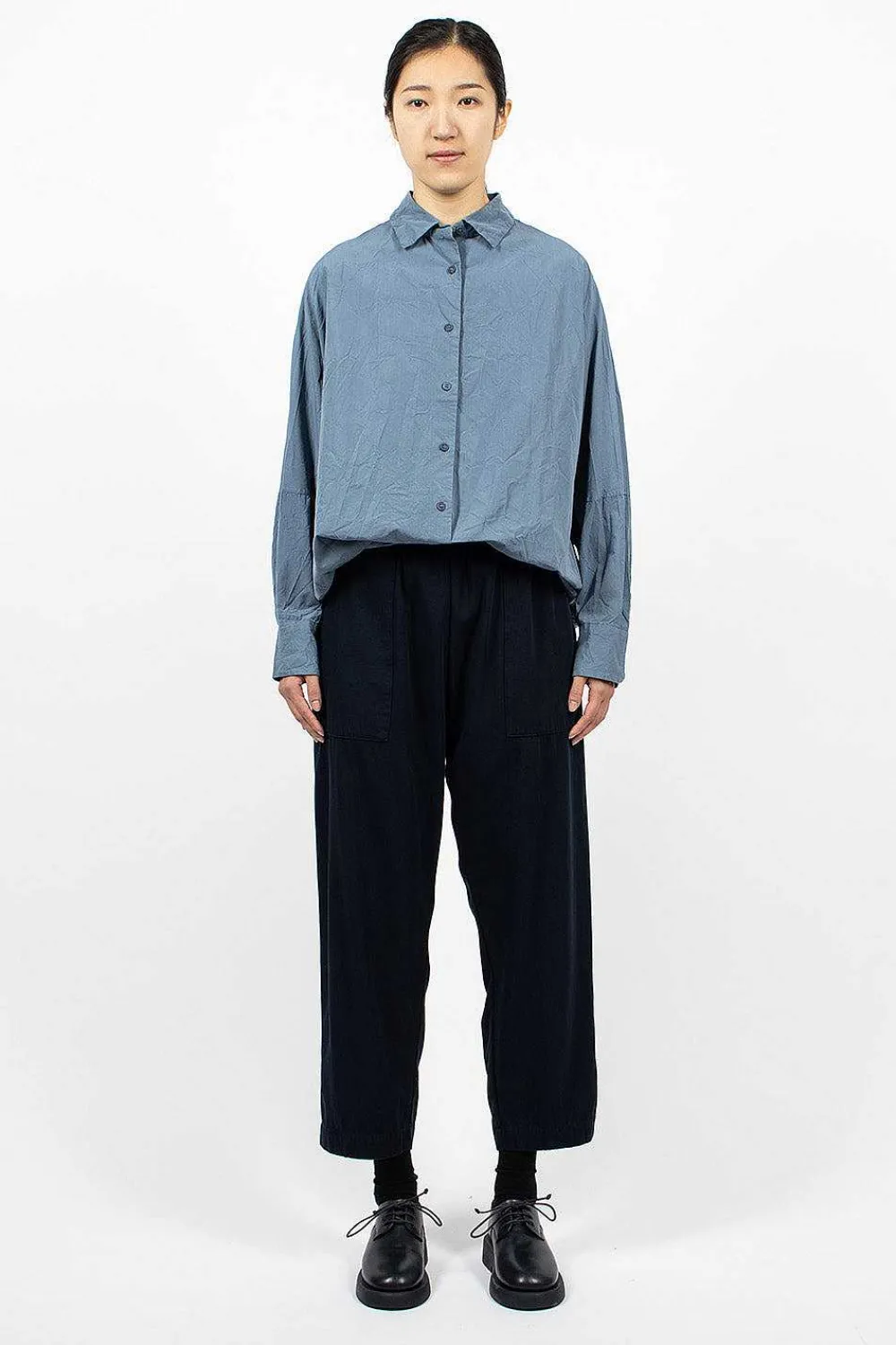 Casey Casey Fabi Militaire Pant Dark Navy| Trousers