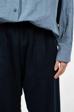 Casey Casey Fabi Militaire Pant Dark Navy| Trousers
