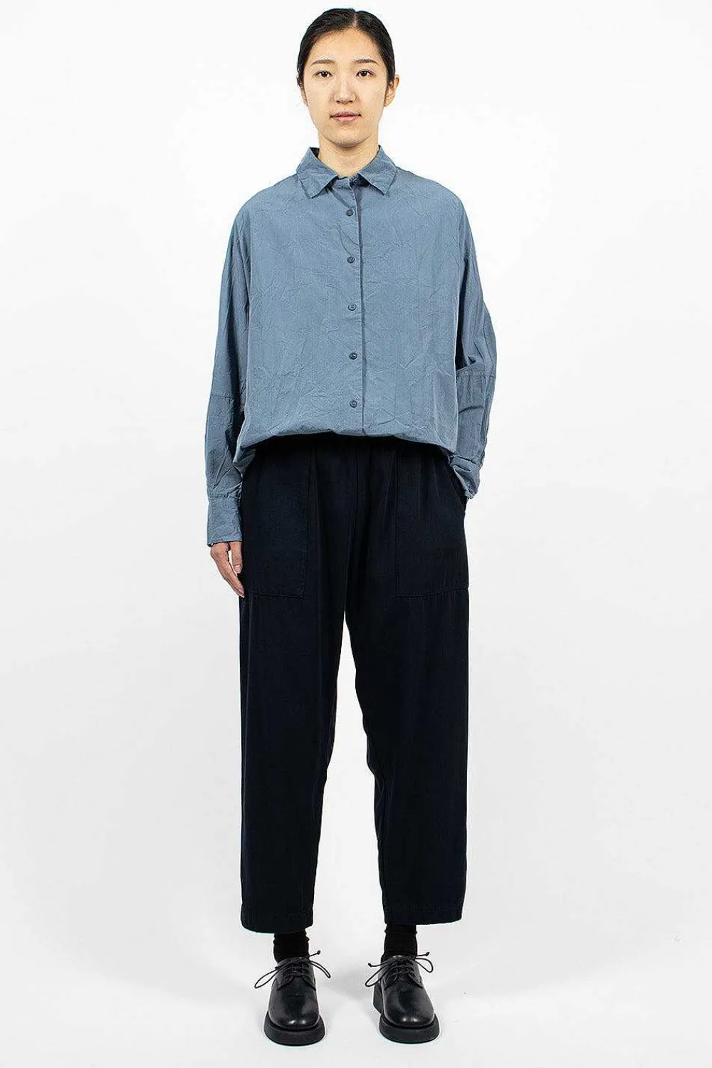 Casey Casey Fabi Militaire Pant Dark Navy| Trousers