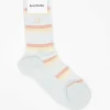 Acne Studios Face Socks Blue/Multi| Tights & Socks
