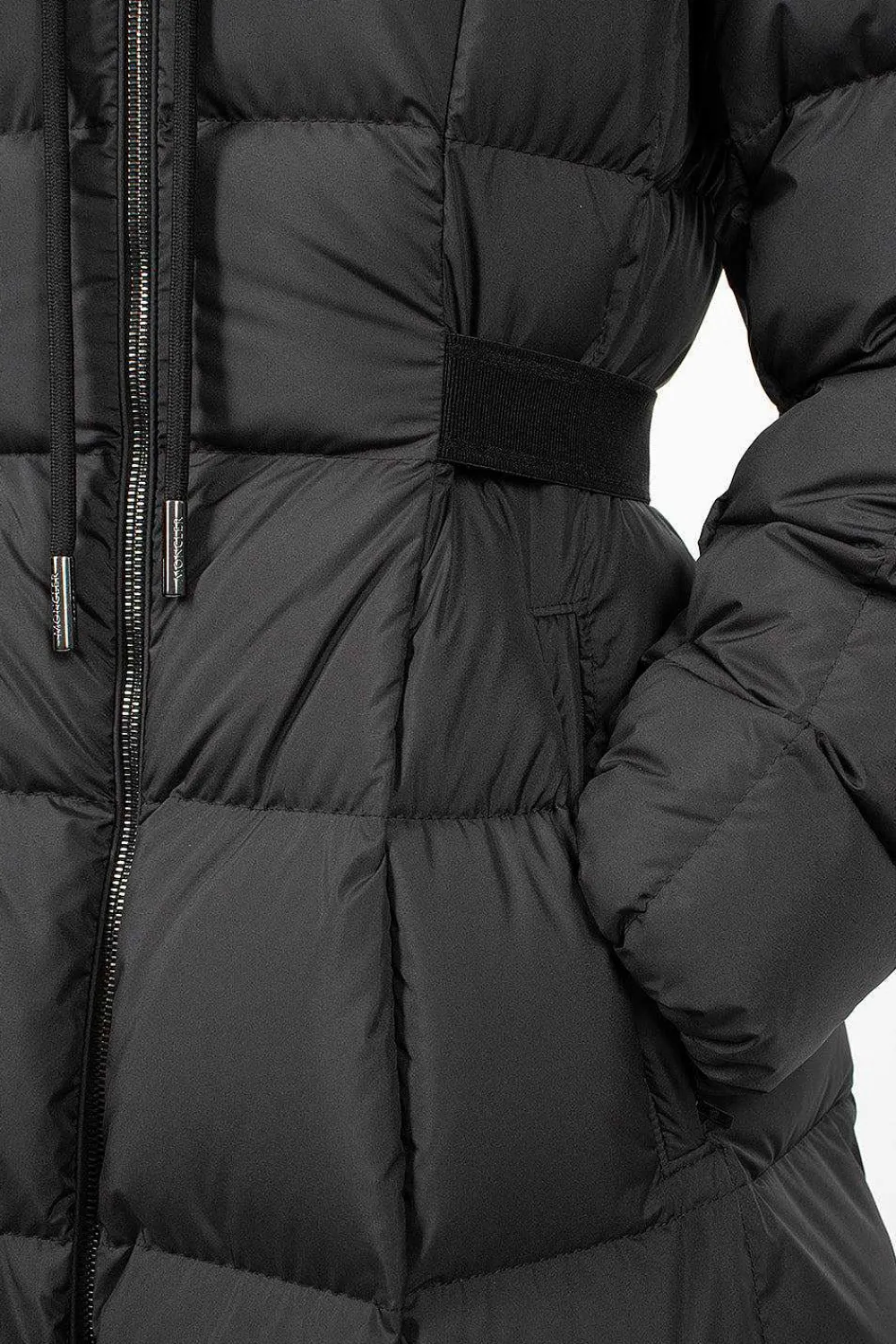 Moncler Faucon Down Coat Black| Outerwear