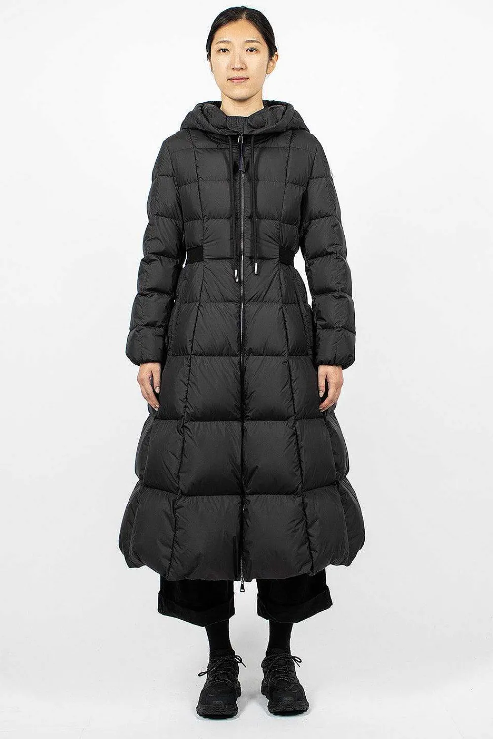Moncler Faucon Down Coat Black| Outerwear