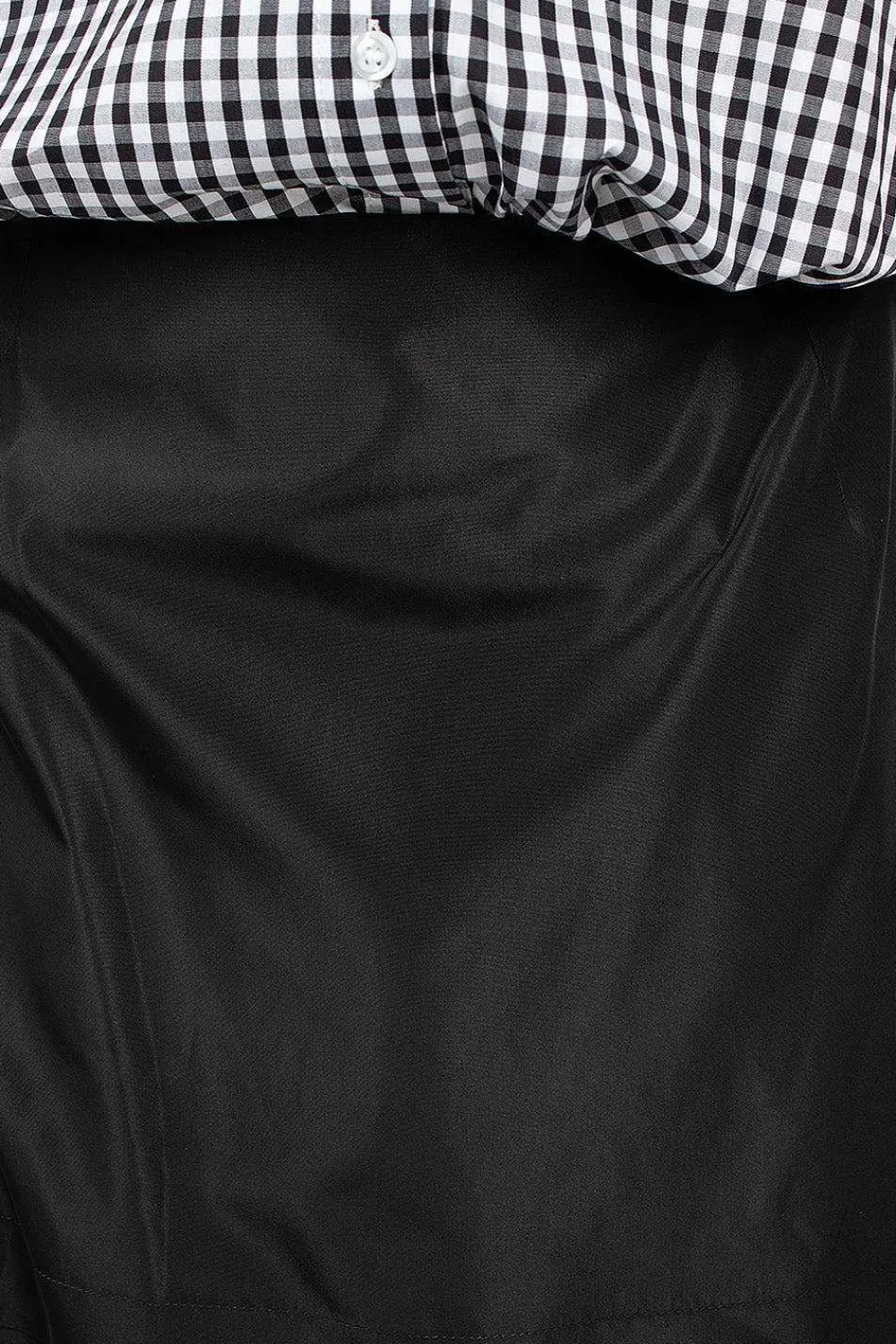 Simone Rocha Fishtail Skirt Gathered Ribbon Black| Skirts