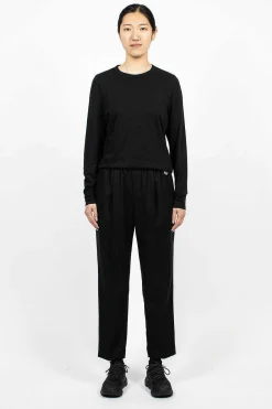 Moncler Flannel Jogging Trousers Black| Trousers