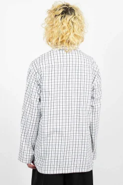 Acne Studios Flannel Overshirt White/Black| Shirts