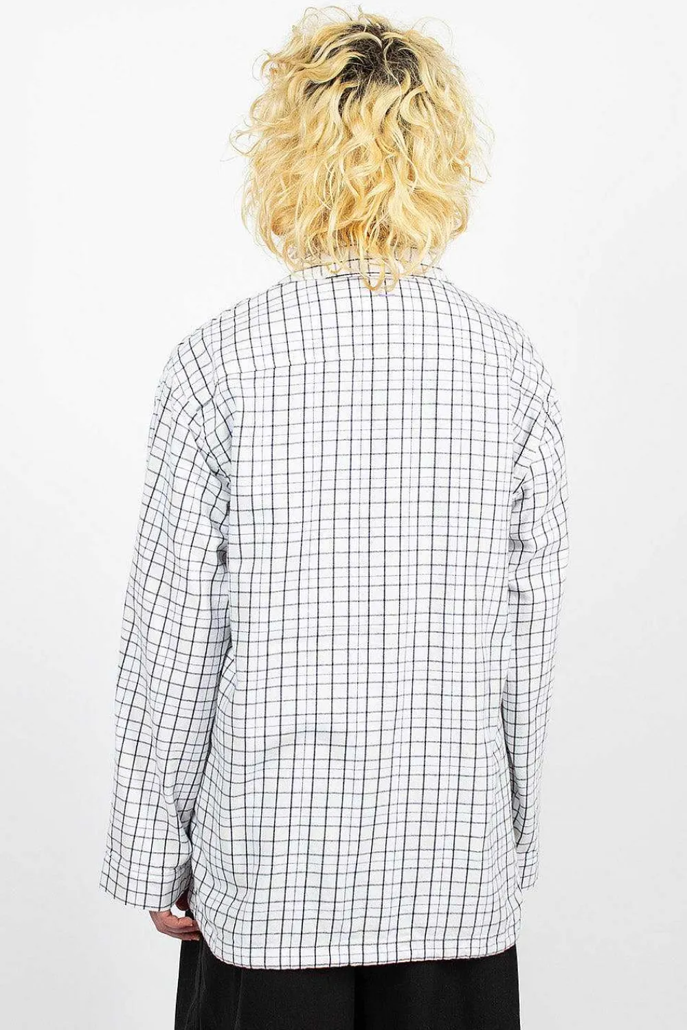 Acne Studios Flannel Overshirt White/Black| Shirts