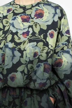 Dries Van Noten Floral Sweatshirt Dip Dye| Tops