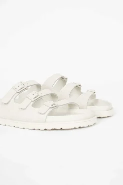 Birkenstock Florida Suede Sandal Bone| Shoes