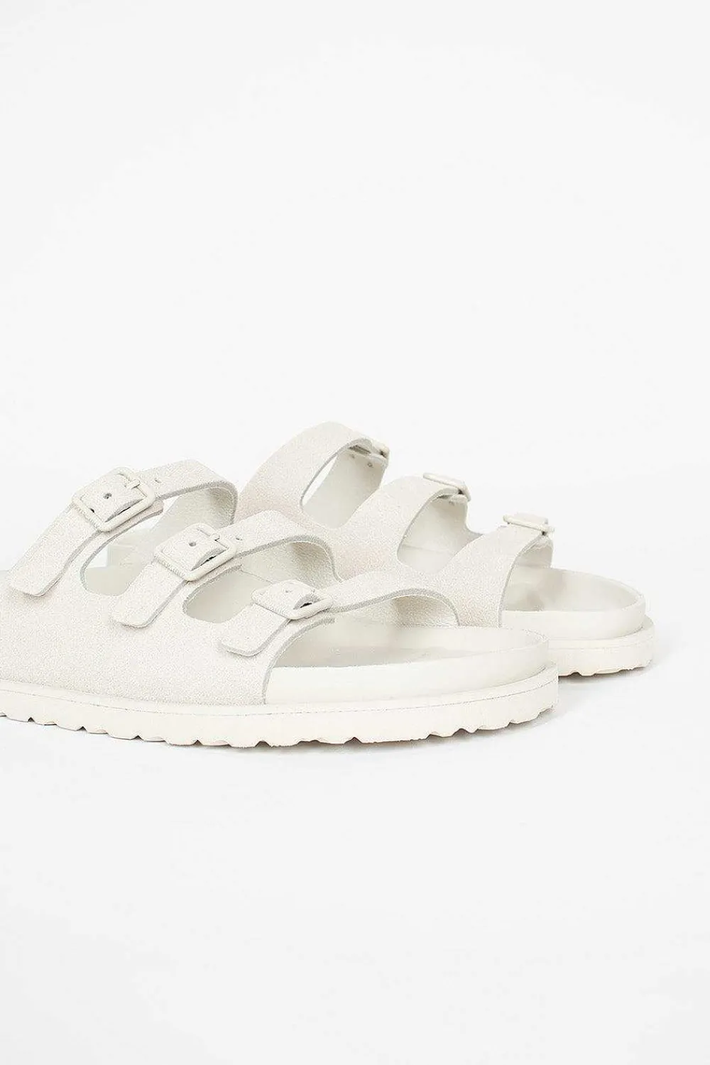 Birkenstock Florida Suede Sandal Bone| Shoes