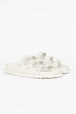 Birkenstock Florida Suede Sandal Bone| Shoes