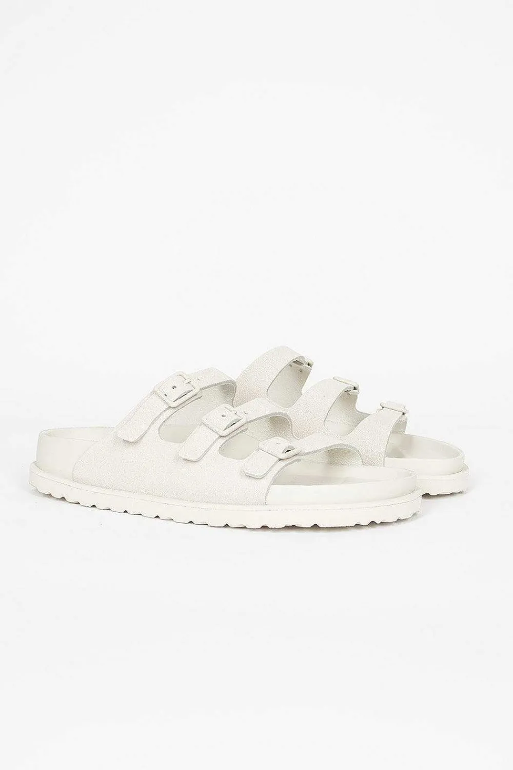 Birkenstock Florida Suede Sandal Bone| Shoes
