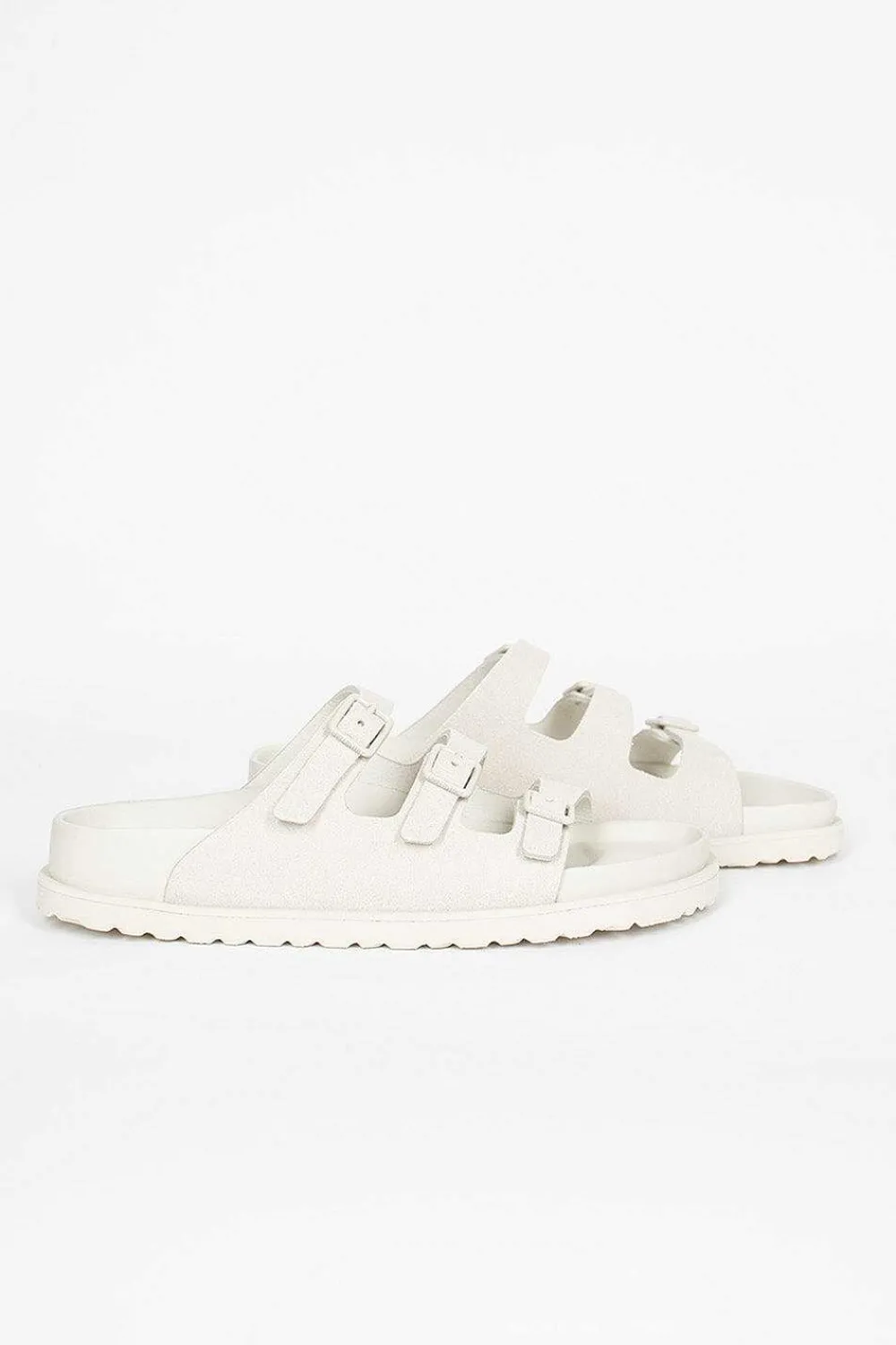 Birkenstock Florida Suede Sandal Bone| Shoes