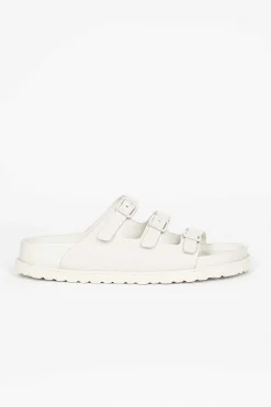 Birkenstock Florida Suede Sandal Bone| Shoes