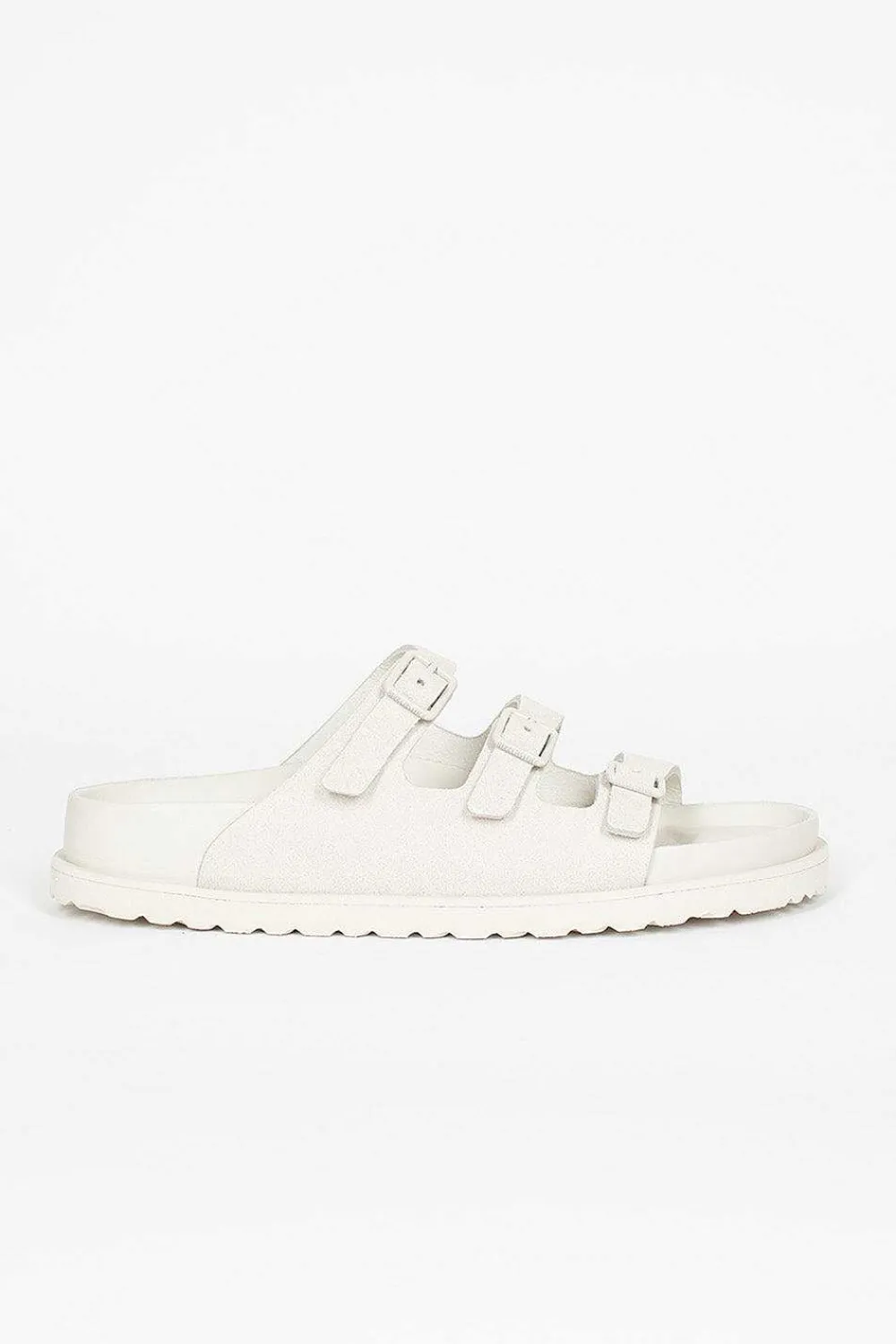 Birkenstock Florida Suede Sandal Bone| Shoes