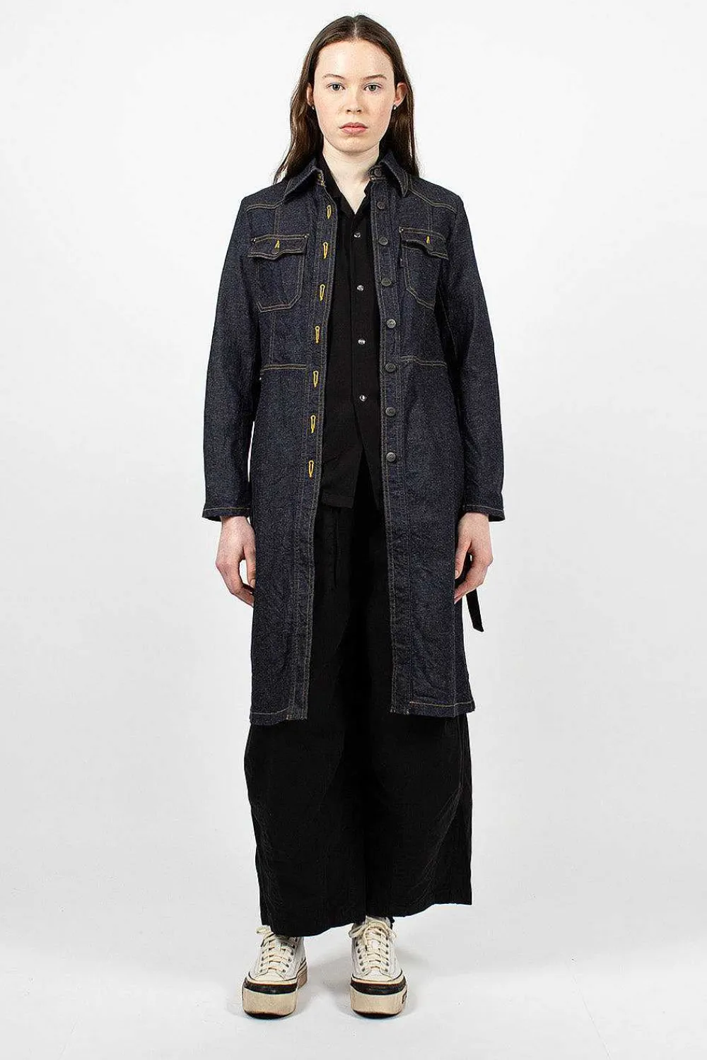 Needles F.P. Coat 10.5Oz Denim| Outerwear