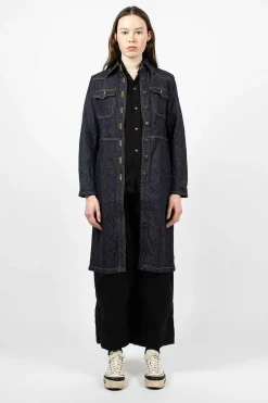 Needles F.P. Coat 10.5Oz Denim| Outerwear