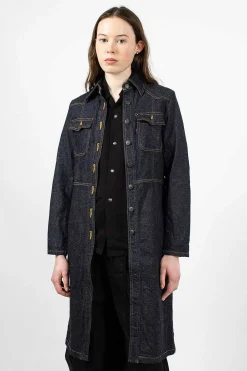 Needles F.P. Coat 10.5Oz Denim| Outerwear