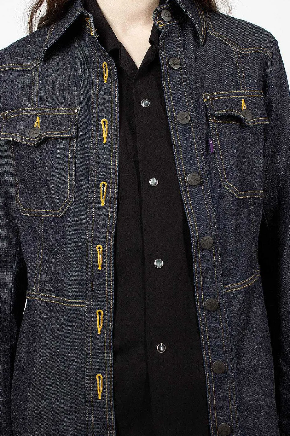 Needles F.P. Coat 10.5Oz Denim| Outerwear