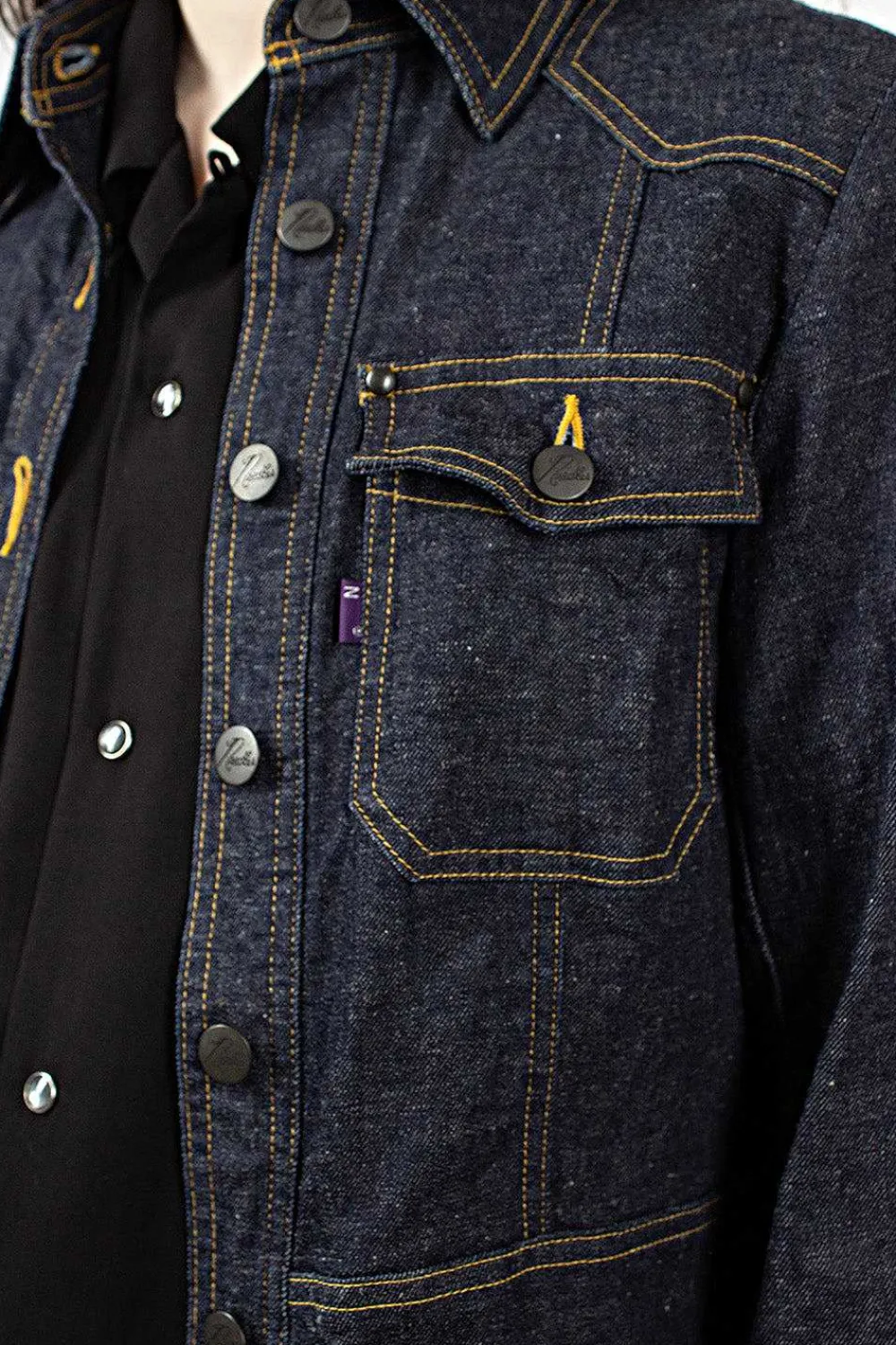 Needles F.P. Coat 10.5Oz Denim| Outerwear