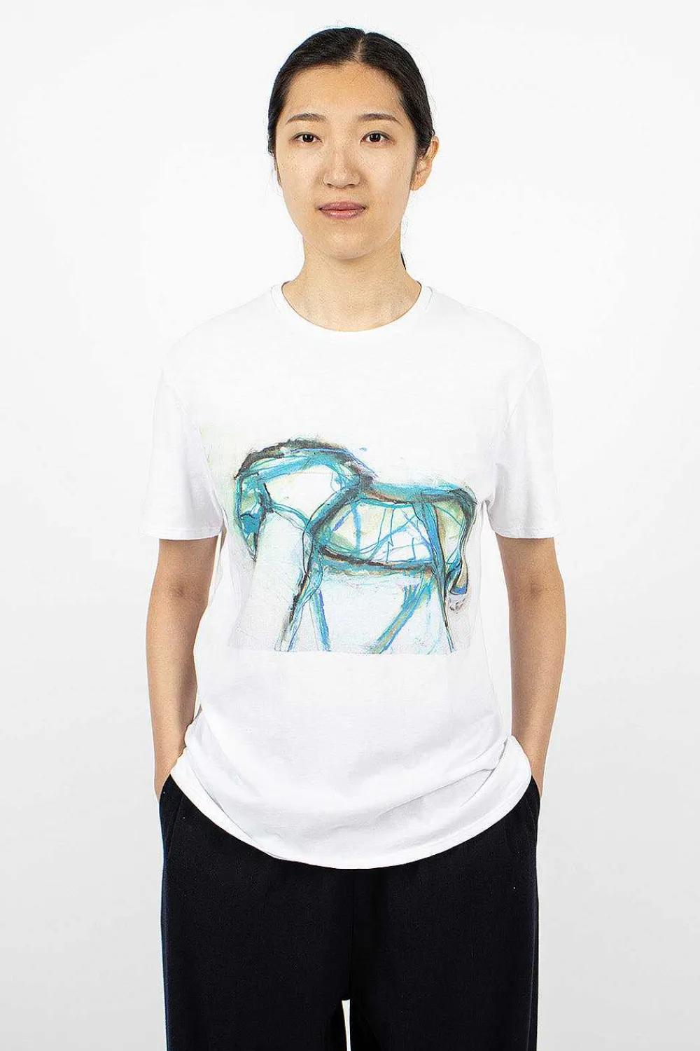 6397 Franna Horse Boy T| Tops