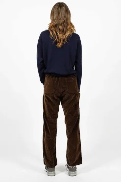 Orslow French Work Pant Dark Brown Corduroy| Trousers