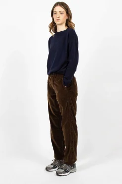 Orslow French Work Pant Dark Brown Corduroy| Trousers