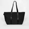 Amiacalva Gabardine Tote Black| Bags