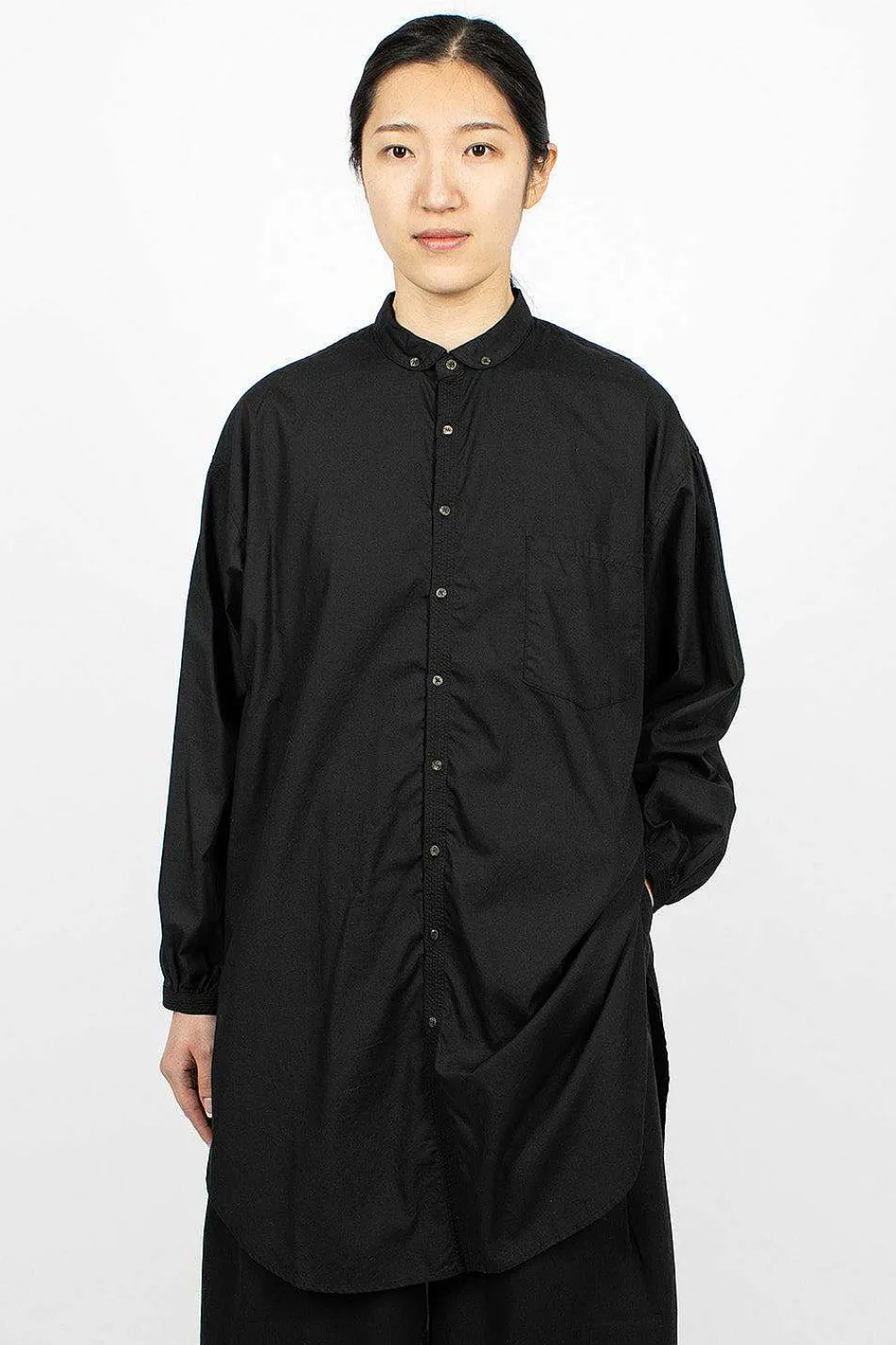 Kapital Giant Shaku Shirt Black| Tops