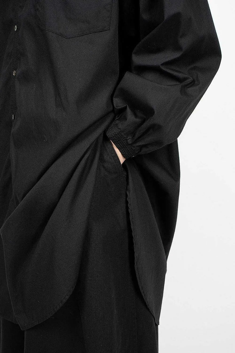 Kapital Giant Shaku Shirt Black| Tops