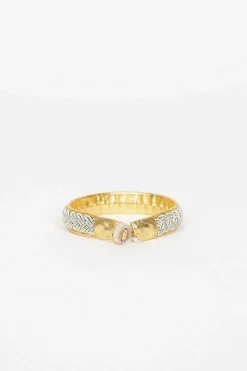 Maria Rudman Gold Hide B Bracelet 3| Bracelets