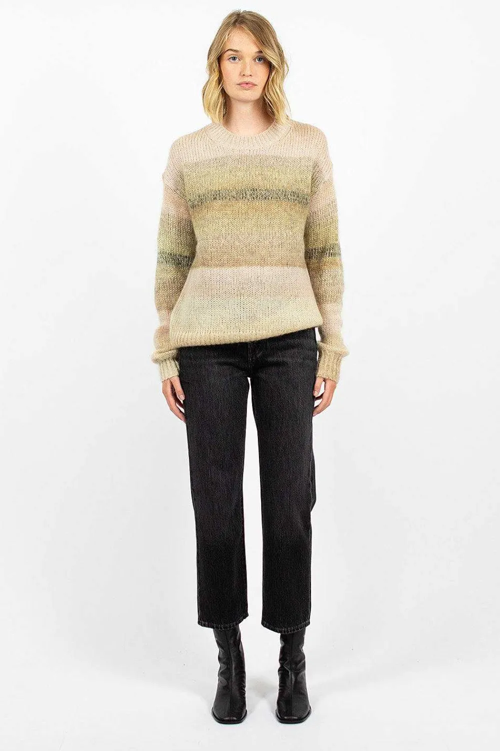 Acne Studios Gradient Crew Neck Knit| Knitwear
