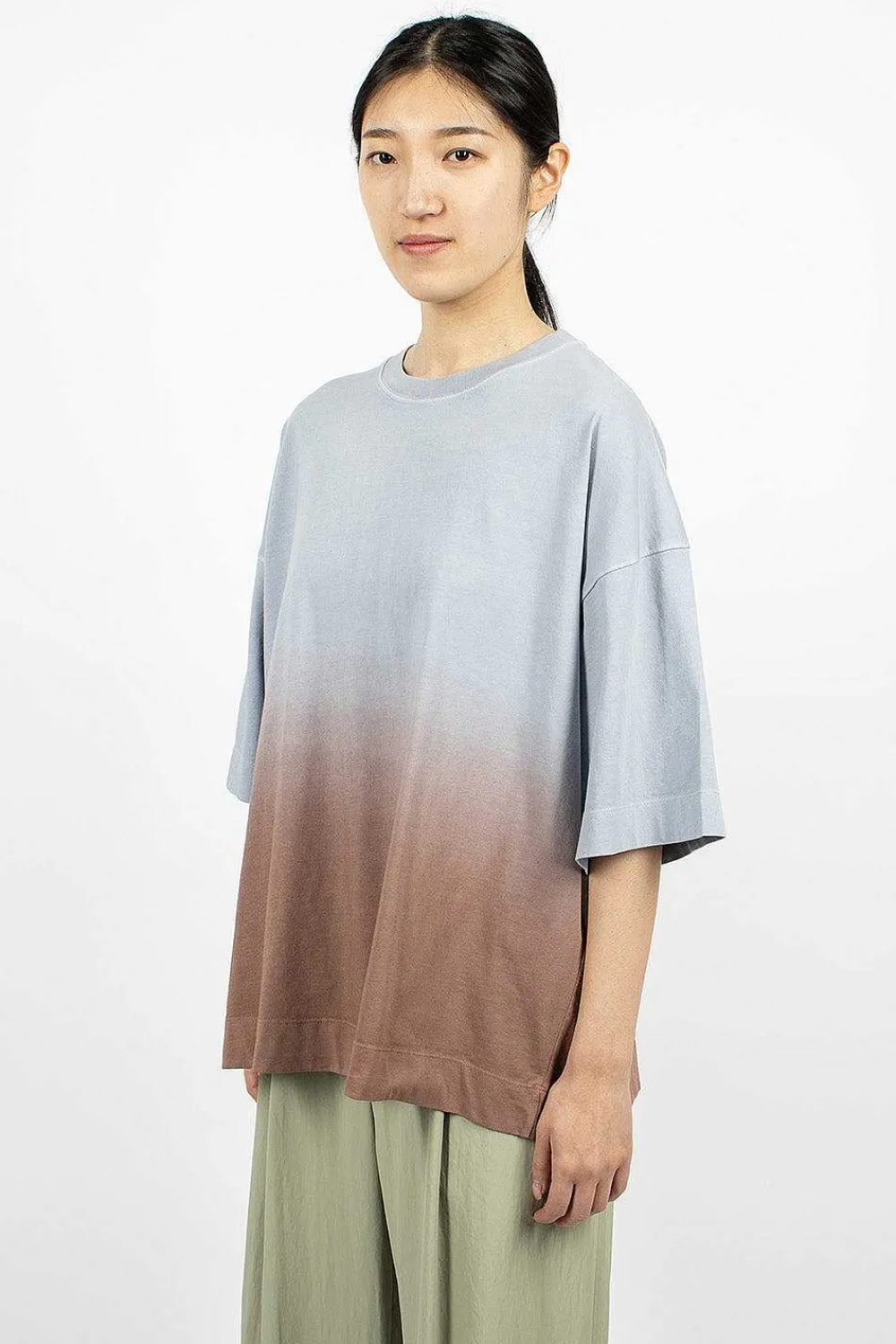 Dries Van Noten Gradient T-Shirt Light Blue| Tops