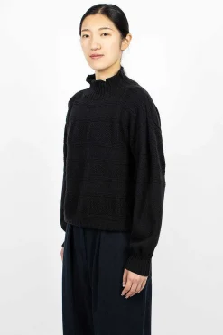 Margaret Howell Guernsey Jumper Black| Tops