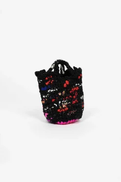 Daniela Gregis Hand Crochet Acustica Bag Black| Bags