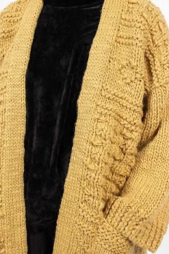 VISVIM Hand Knit Kimono Cardigan Beige| Outerwear