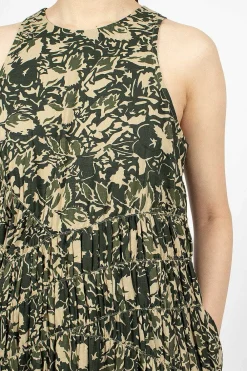 YMC Haven Camo Dress Green| Dresses