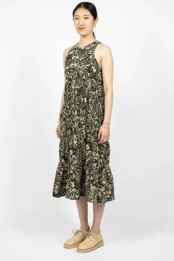 YMC Haven Camo Dress Green| Dresses